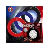 Bull's Pro Dart V2 darts falvédő fekete színben (nagyobb anyagsűrűség, hátul merevített kialakítás) · záber 2