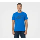 Férfi rövid ujjú póló 4F TSHIRT M3342-33S-BLUE · záber 2