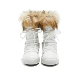 Női bokacsizmák télen MOON BOOT MB LTRACK MONACO LOW WP-A001 WHITE · záber 2