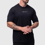 Oversize póló Iron Aesthetics Vibe Tee, fekete · záber 1