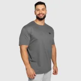 Férfi póló Iron Aesthetics Blackout, charcoal · záber 5