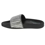 Női papucsok (strandcipők) SKECHERS Pops Up New Spark W black silver · záber 2