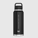 Rozsdamentes acél kulacs Iron Aesthetics TwinCap 800 ml, fekete · záber 1