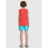 Fiú úszónadrágok 4F JUNIOR BOARD SHORTS M121-47A-MINT ALLOVER - Pohlavie: Gyerek · záber 3