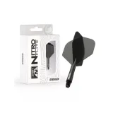 Darts toll és szár egyben Red Dragon Nitro Flite fekete, standard toll és rövid szár · záber 2
