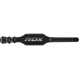 RDX Sports Edzőöv 6“ Leather Black/Gold - Méret: S | Szín: viacfarebná | Vek: Felnőtt | Tömeg: 0,46 g | Csomag: 18 · záber 2