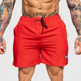 Férfi úszóshort Iron Aesthetics Boardwalk, piros · záber 3