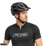 Kerékpáros sisak R2 CROSS Grey · záber 2