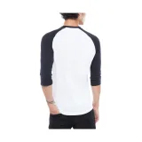 Férfi rövid ujjú póló VANS CLASSIC RAGLAN-WHITE-BLACK · záber 4
