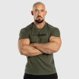 Férfi fitness póló Iron Aesthetics Gym, katonazöld · záber 2