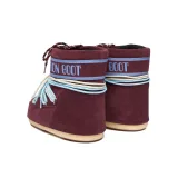 Alacsony téli cipők MOON BOOT MB ICON LOW SUEDE LACES-D013 BURGUNDY · záber 3