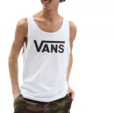 Férfi rövid ujjú póló VANS CLASSIC TANK-WHITE-BLACK · záber 1