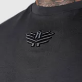 Oversized póló Iron Aesthetics 3D, szürke · záber 2