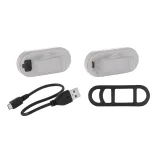 Bicikli lámpa FORCE ARC 40LM, 30 x LED, USB · záber 2
