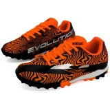 Fiú focicipők turf JOMA Evolution 2501 Jr TF black orange · záber 3