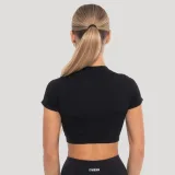 GymBeam Women‘s Flow Crop Top Black · záber 7