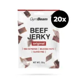 GymBeam Beef Jerky szárított marhahús - Íz: Eredeti | Vek: Felnőtt | Tömeg: 0,05 g | Csomag: 50 · záber 6