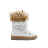 Női bokacsizmák télen MOON BOOT LTRACK MONACO LOW WP, 002 white · záber 1
