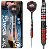 DARTS SZETT STEEL SHOT MICHAEL SMITH TENACIOUS 24G, 90% WOLFRAM gravírozott · záber 4