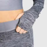 Sport crop top Iron Aesthetics Grande, szürke · záber 5