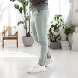 Sztreccs nadrág Iron Aesthetics Classy, zöld · záber 1
