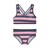 Lány fürdőruhák COLOR KIDS Bikini W. Chest print, AOP, vintage indigo · záber 1