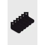 Zoknik ADIDAS ORIGINALS 6 PACK-MID ANKLE SCK-BLACK · záber 4