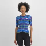 Női rövid ujjú kerékpáros mez SPORTFUL Glitch w bomber jersey, multicolor black · záber 7
