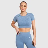 Női crop top Iron Aesthetics Faded, washed green · záber 2