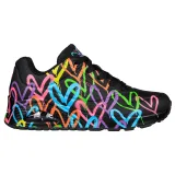 Női utcai cipők SKECHERS Uno Highlight Love black multi · záber 8