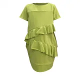 Lányruhá JANA POLAK Frill girl limet · záber 1