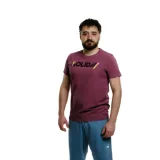 Férfi rövid ujjú póló AUTHORITY T-SOLID M burgundy · záber 1