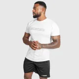 Férfi fitness póló Iron Aesthetics Glam, fehér · záber 5