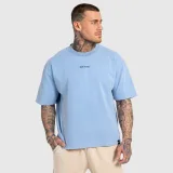Férfi póló Iron Aesthetics X Washed, kék · záber 5