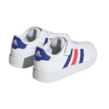 Fiú szabadidőcipők ADIDAS Breaknet 2.0 K cloud white lucid blue bright red · záber 5