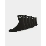 Zoknik ADIDAS ORIGINALS 6 PACK-MID ANKLE SCK-BLACK · záber 3
