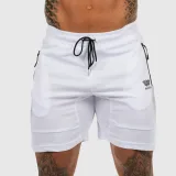 Sportos short Iron Aesthetics Lightning, fehér · záber 5