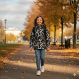Lány síelés Polár pulóver 4F JUNIOR FLEECE UNDERWEAR F061-4FJWAW25UFLEF061-93A-MULTICOLOUR 3 ALLOVER - Pohlavie: Gyerek · záber 4