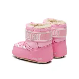 Junior magas téli cipők MOON BOOT MB CRIB NYLON JR-J004 LIGHT PINK · záber 5