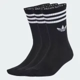 Zoknik ADIDAS ORIGINALS 3 PACK-CREW S BLACK BLACK BLACK · záber 2