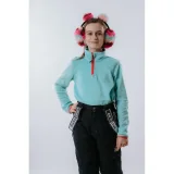 Lány síelés Polár pulóver AUTHORITY KIDS F-LAURA_mint · záber 2
