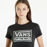 Női rövid ujjú póló VANS RUGGED BOX LOGO MINI-Black · záber 4