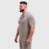 Férfi kötött szett Iron Aesthetics Vibe, bézs · záber 4