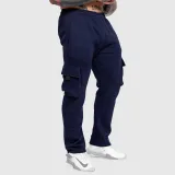 Férfi melegítőnadrág Iron Aesthetics Utility, navy · záber 5