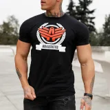 Férfi fitness póló Iron Aesthetics Triumph, fekete · záber 1