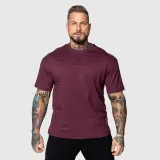 Oversized póló Iron Aesthetics 3D, bordó · záber 1