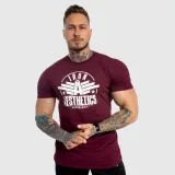Férfi fitness póló Iron Aesthetics Force, bordó · záber 1