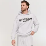 GymBeam Varsity Hoodie Grey · záber 2