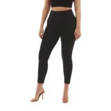Női jeggings nadrág FREDDY WR.UP® superskinny push up 7 8 trousers with high waist and zip-Black · záber 4