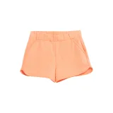 Lány melegítőnadrág rövidnadrág 4F JUNIOR SHORTS CAS F099-64N-SALMON CORAL NEON · záber 5